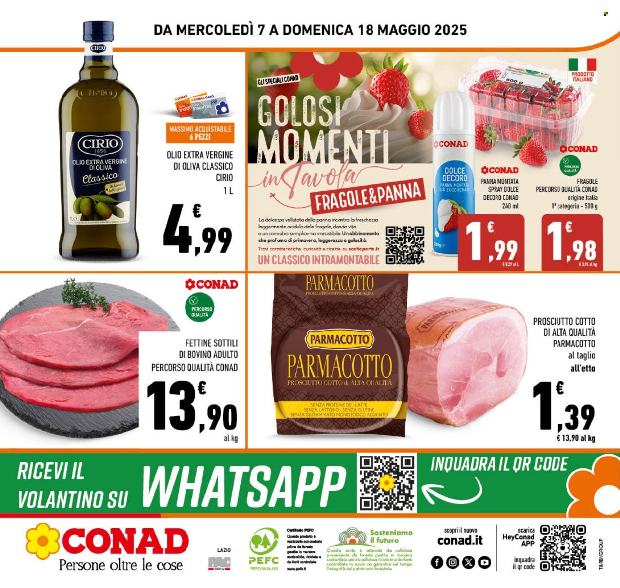 Volantino Conad - 7/5/2025 - 18/5/2025. Pagina 1