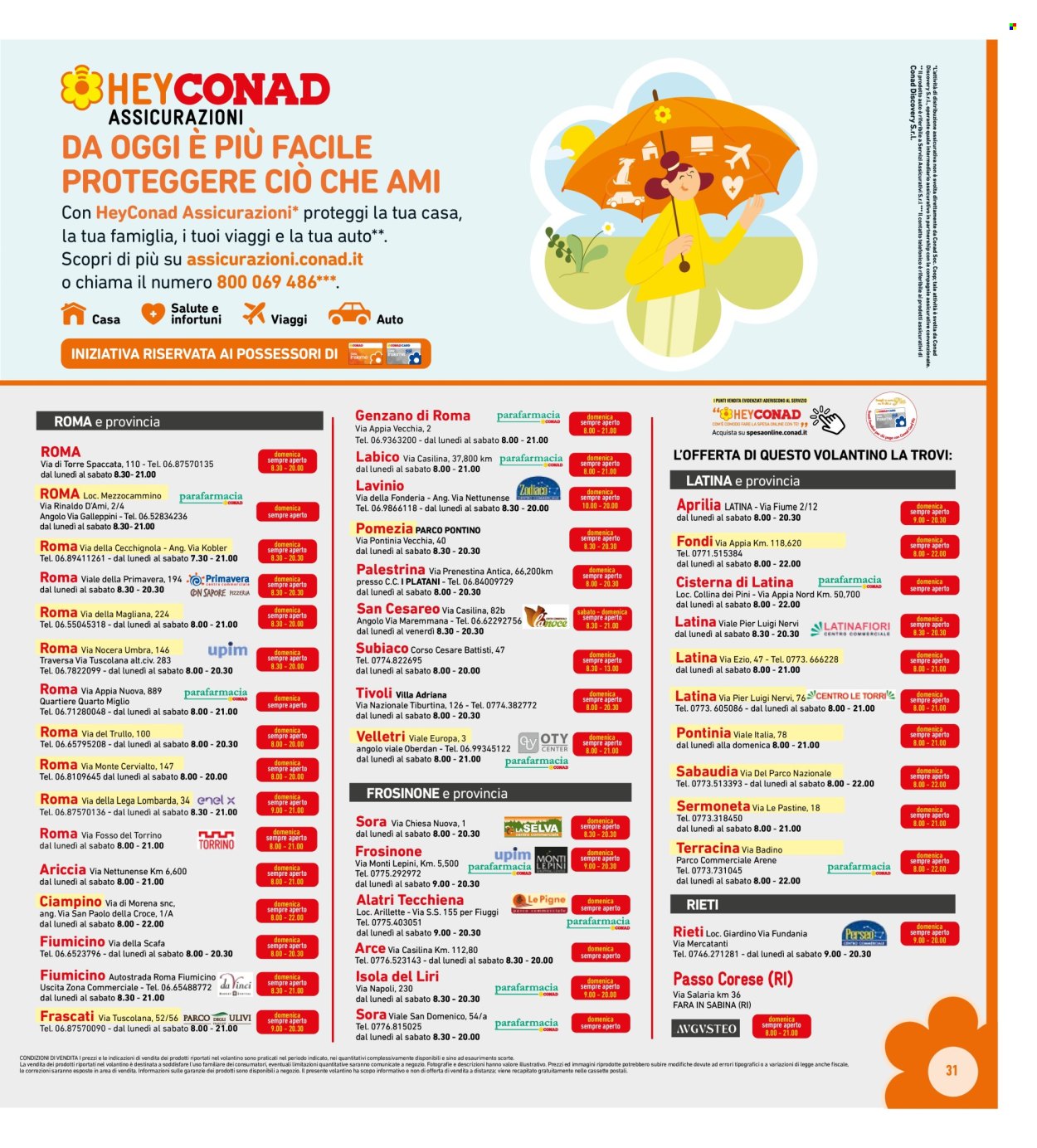 Volantino Conad Superstore - 7/5/2025 - 18/5/2025. Pagina 1