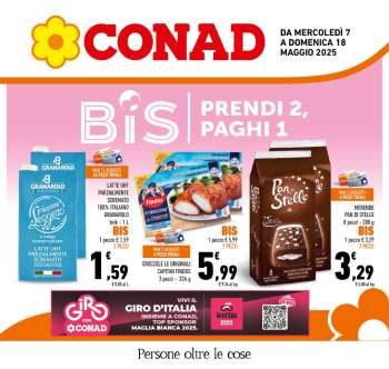 Volantino Conad - 7/5/2025 - 18/5/2025.