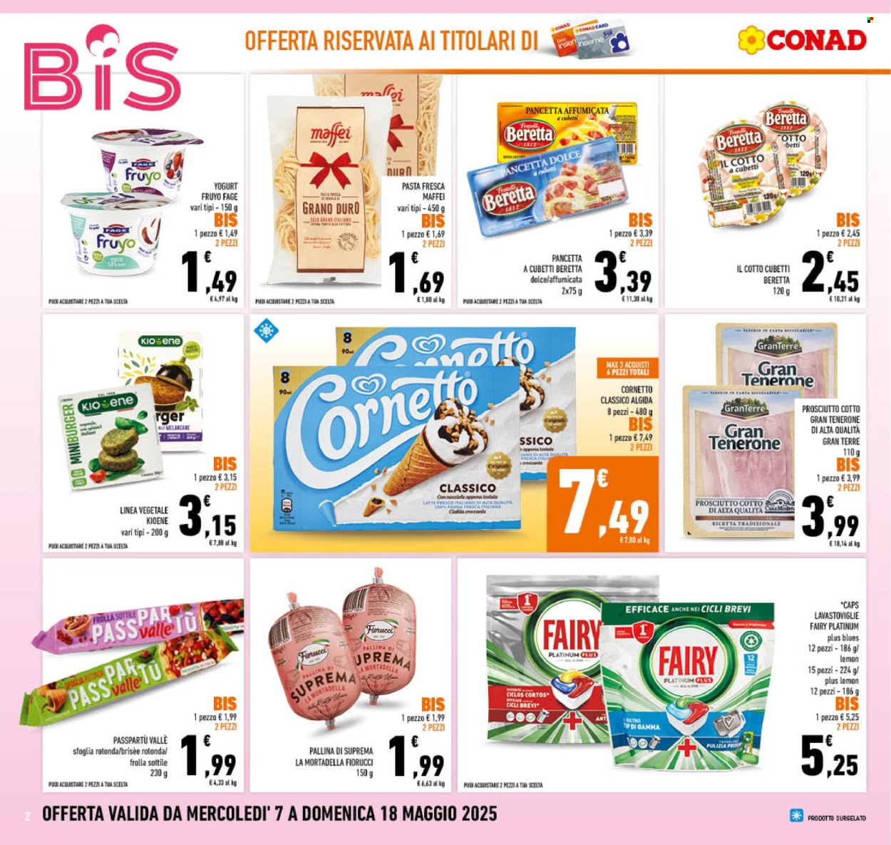 Volantino Conad - 7/5/2025 - 18/5/2025. Pagina 1