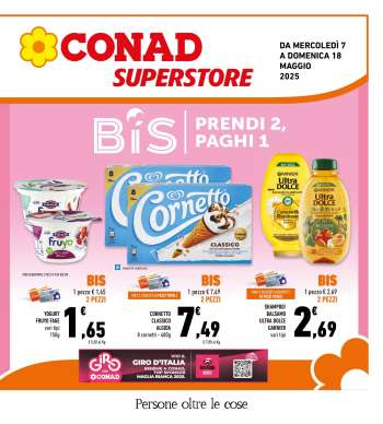 Volantino Conad Superstore - 7/5/2025 - 18/5/2025.