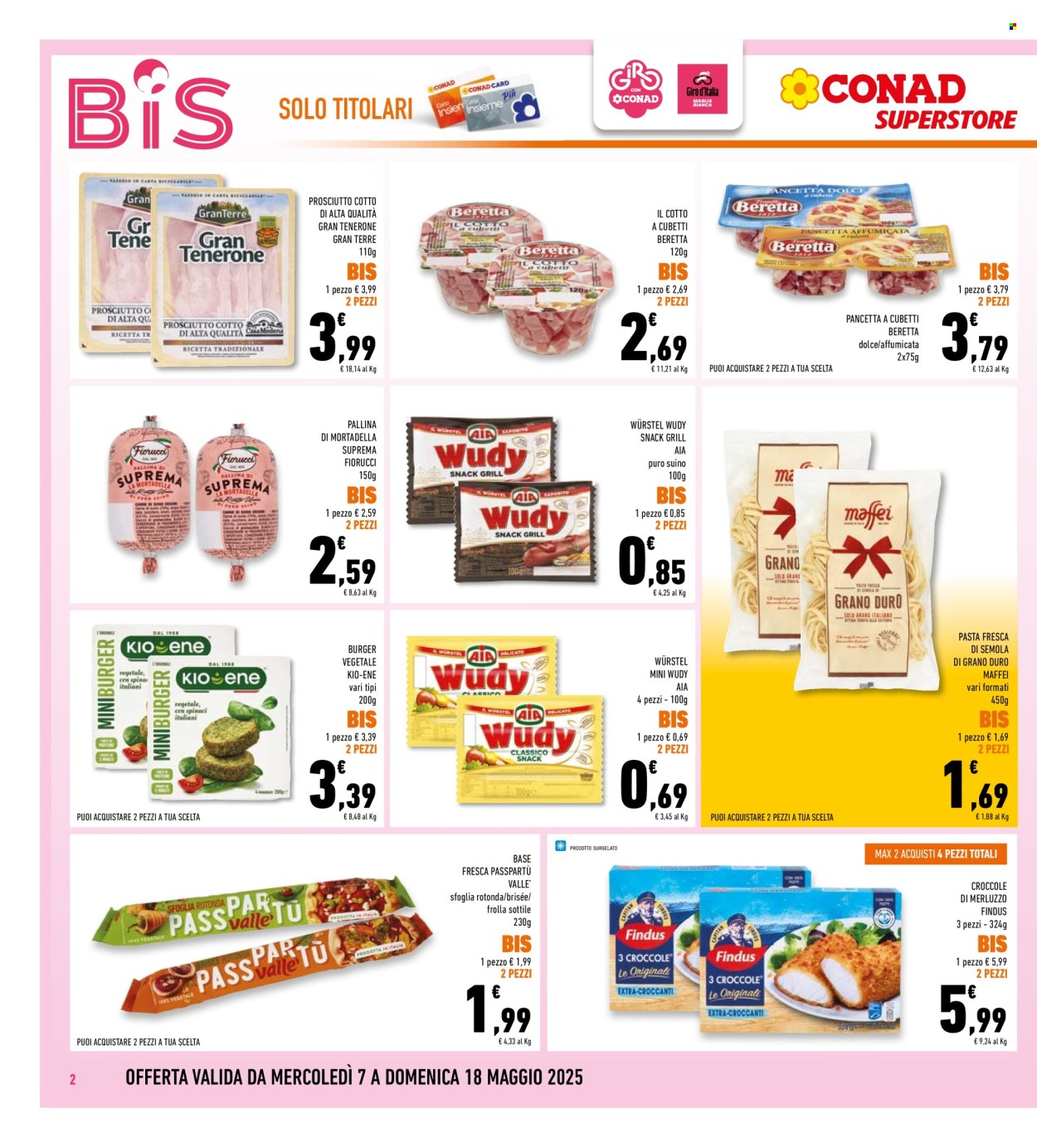 Volantino Conad Superstore - 7/5/2025 - 18/5/2025. Pagina 1