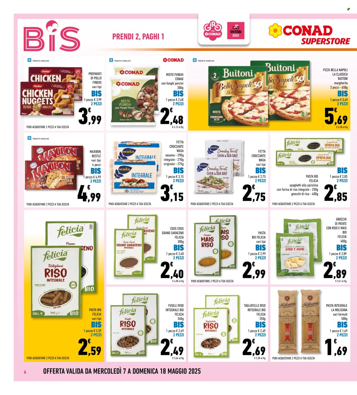 Volantino Conad Superstore - 7/5/2025 - 18/5/2025. Pagina 1