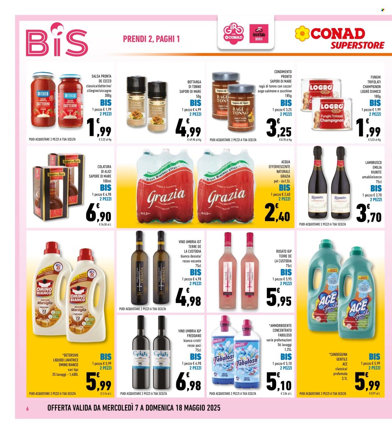 Volantino Conad Superstore - 7/5/2025 - 18/5/2025. Pagina 1