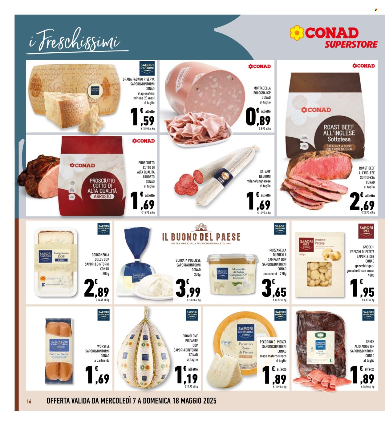 Volantino Conad Superstore - 7/5/2025 - 18/5/2025. Pagina 1