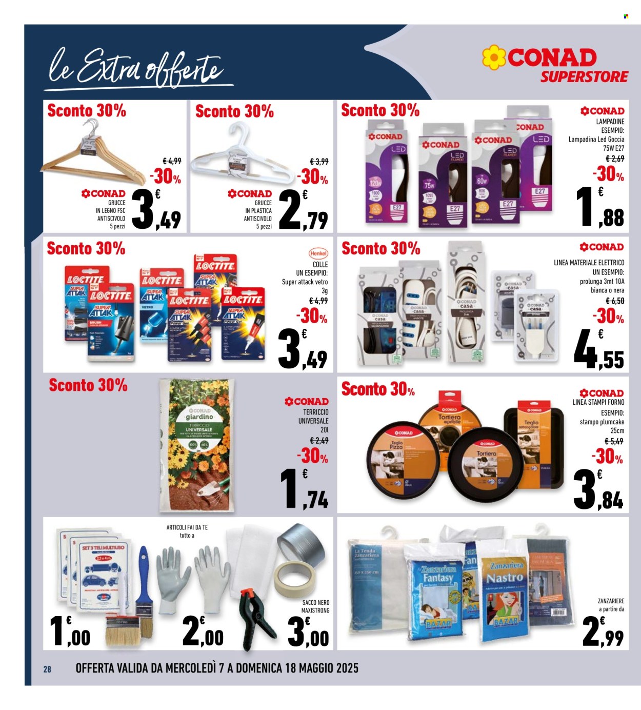 Volantino Conad Superstore - 7/5/2025 - 18/5/2025. Pagina 1