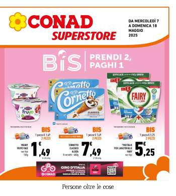 Volantino Conad Superstore - 7/5/2025 - 18/5/2025.