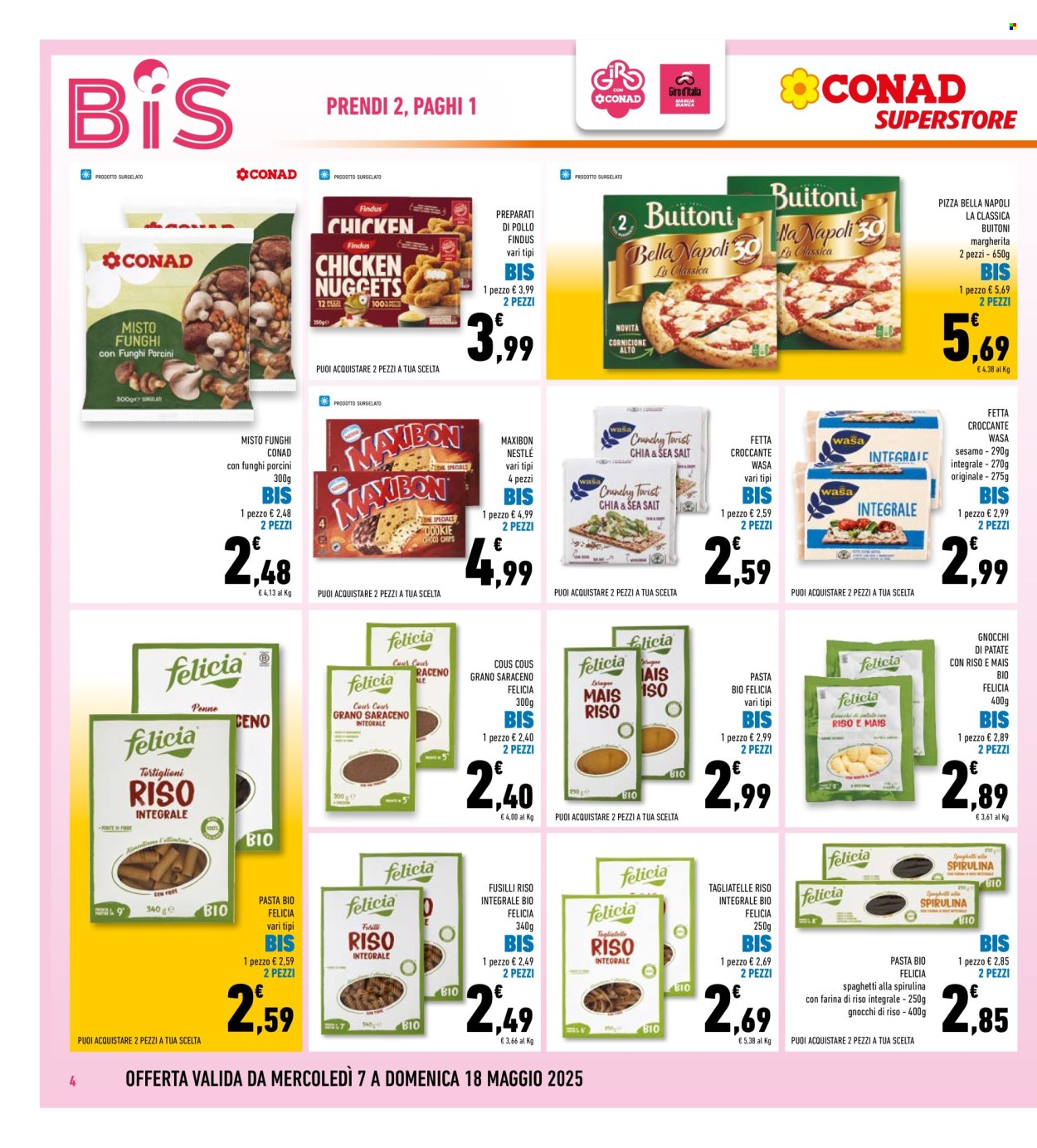Volantino Conad Superstore - 7/5/2025 - 18/5/2025. Pagina 1