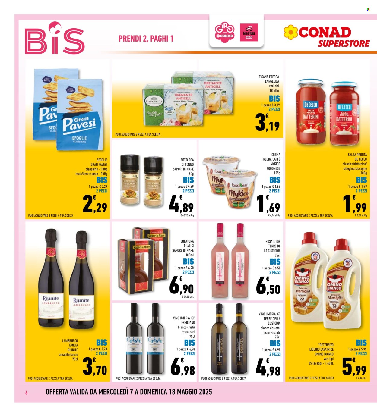 Volantino Conad Superstore - 7/5/2025 - 18/5/2025. Pagina 1