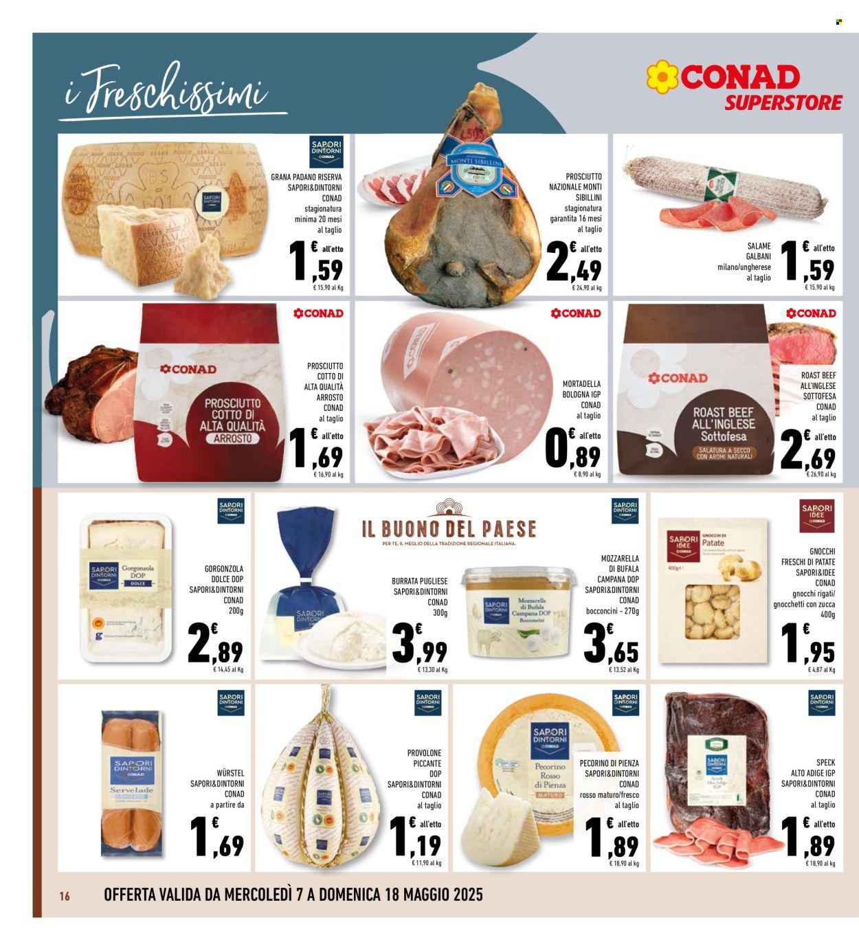 Volantino Conad Superstore - 7/5/2025 - 18/5/2025. Pagina 1