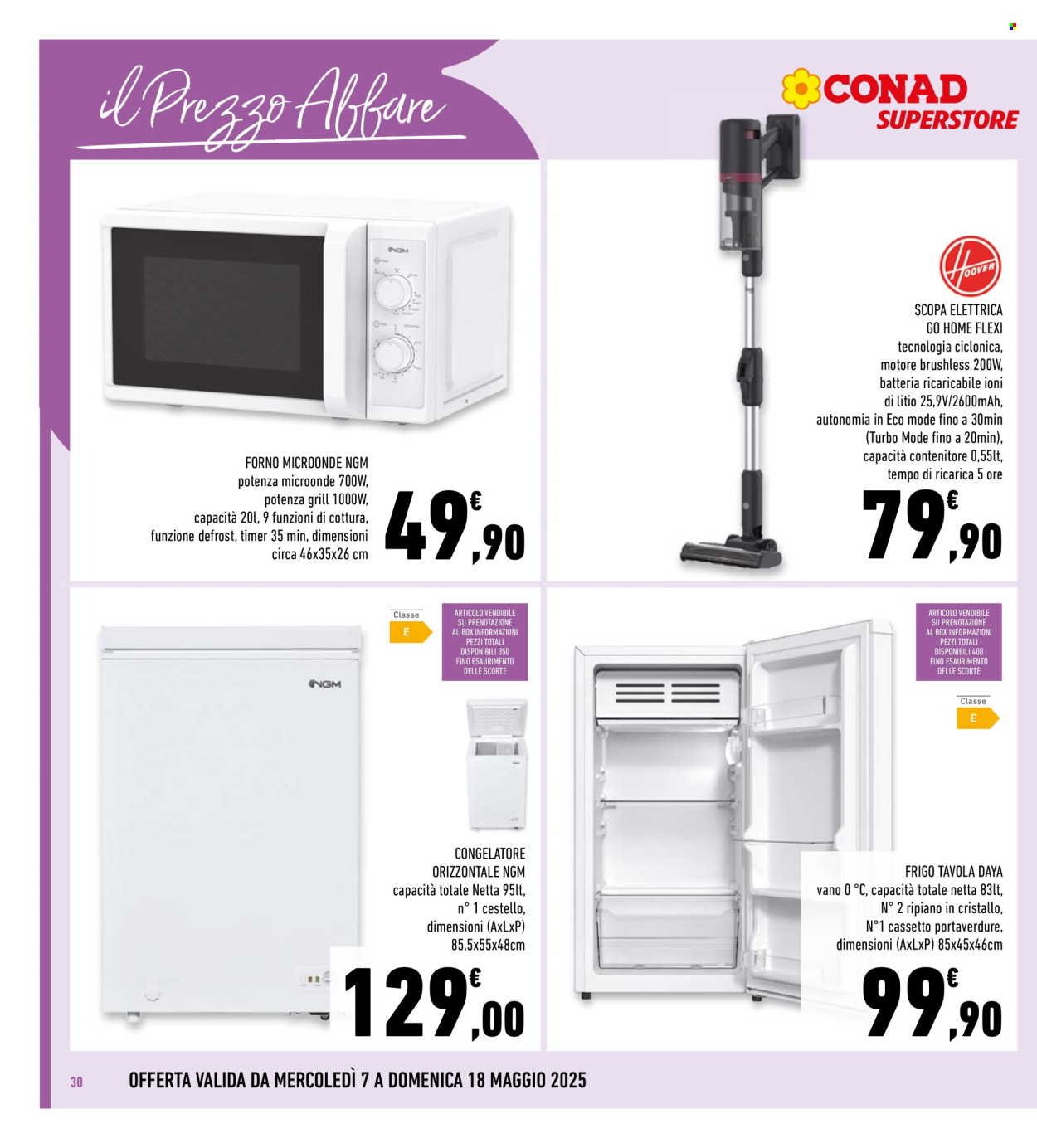 Volantino Conad Superstore - 7/5/2025 - 18/5/2025. Pagina 1
