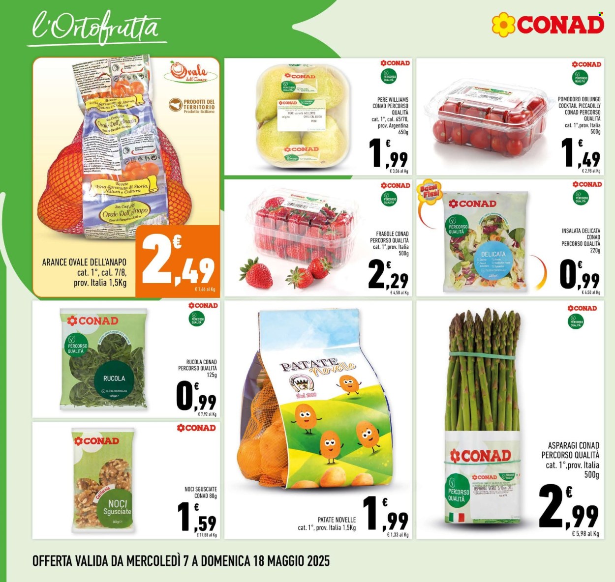 Volantino Conad - 7/5/2025 - 18/5/2025. Pagina 1