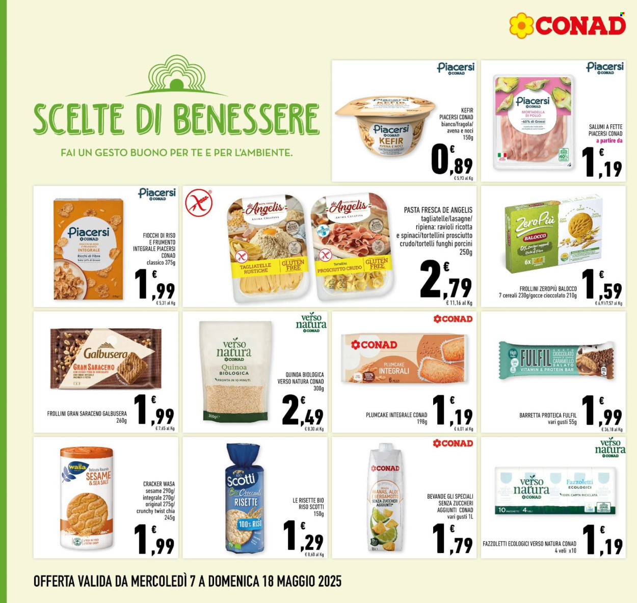 Volantino Conad - 7/5/2025 - 18/5/2025. Pagina 1