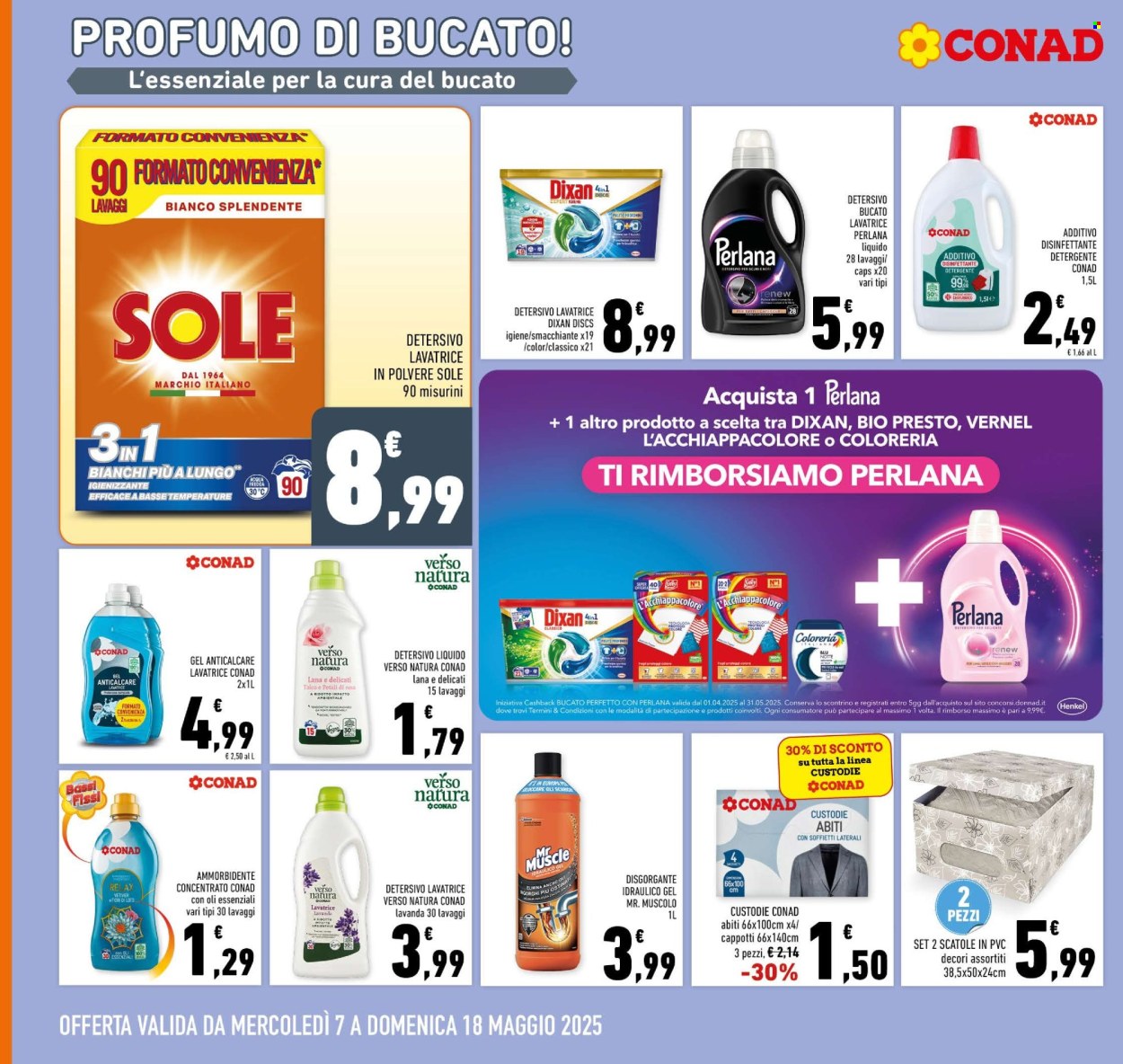 Volantino Conad - 7/5/2025 - 18/5/2025. Pagina 1