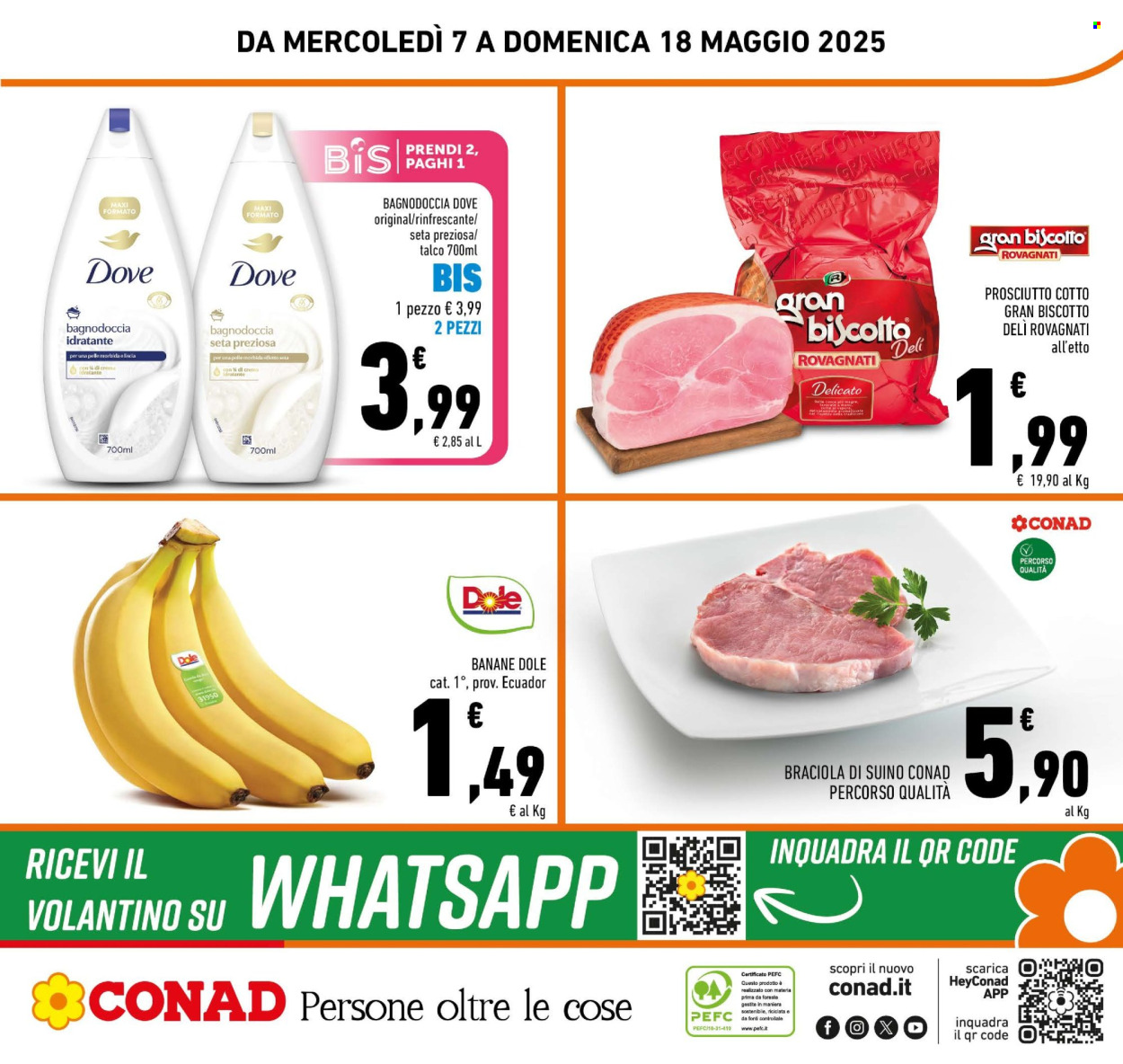 Volantino Conad - 7/5/2025 - 18/5/2025. Pagina 1