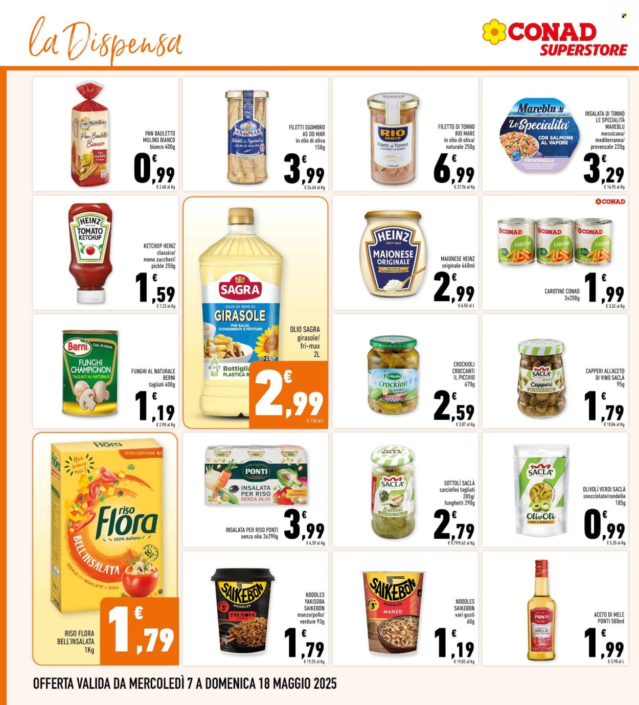 Volantino Conad Superstore - 7/5/2025 - 18/5/2025. Pagina 1