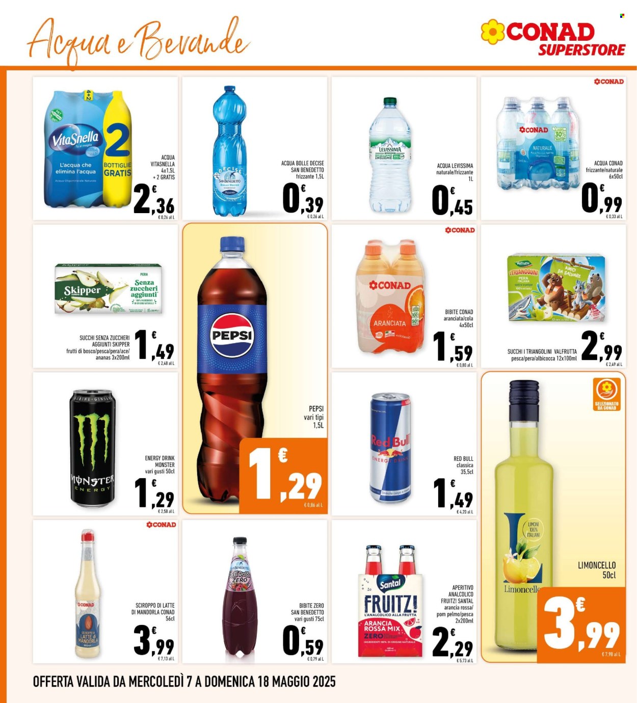 Volantino Conad Superstore - 7/5/2025 - 18/5/2025. Pagina 1