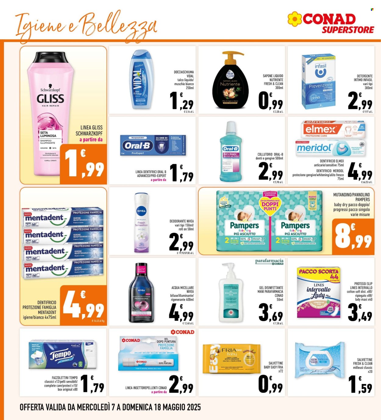 Volantino Conad Superstore - 7/5/2025 - 18/5/2025. Pagina 1
