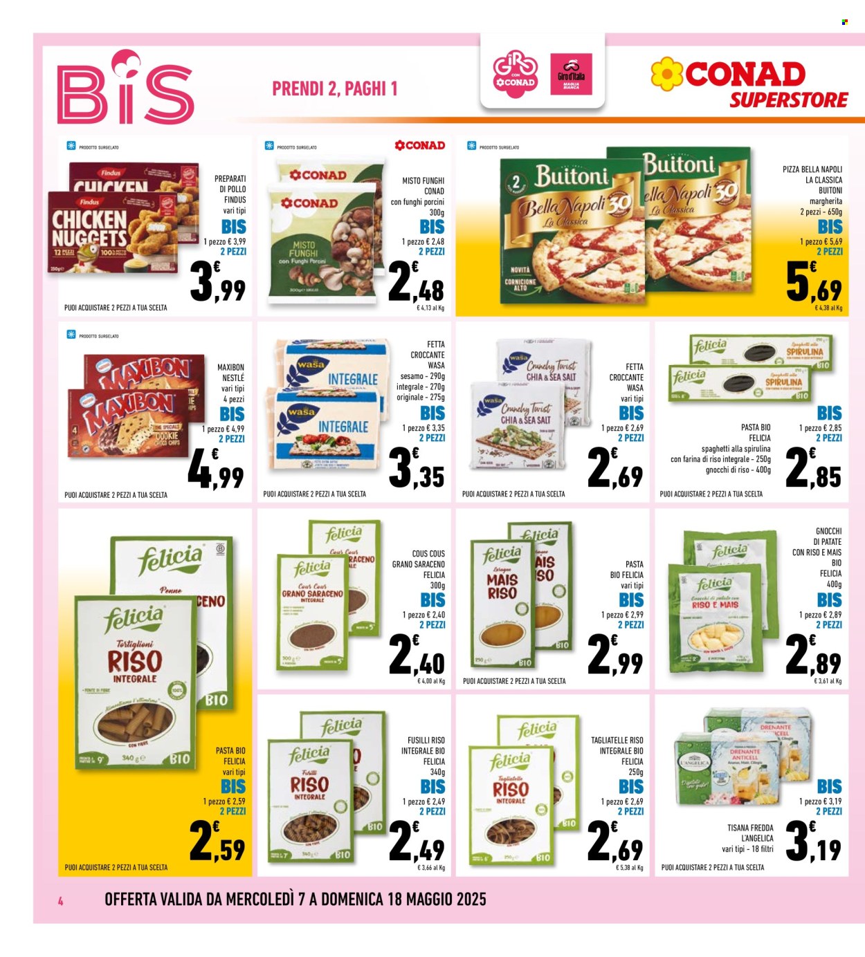 Volantino Conad Superstore - 7/5/2025 - 18/5/2025. Pagina 1