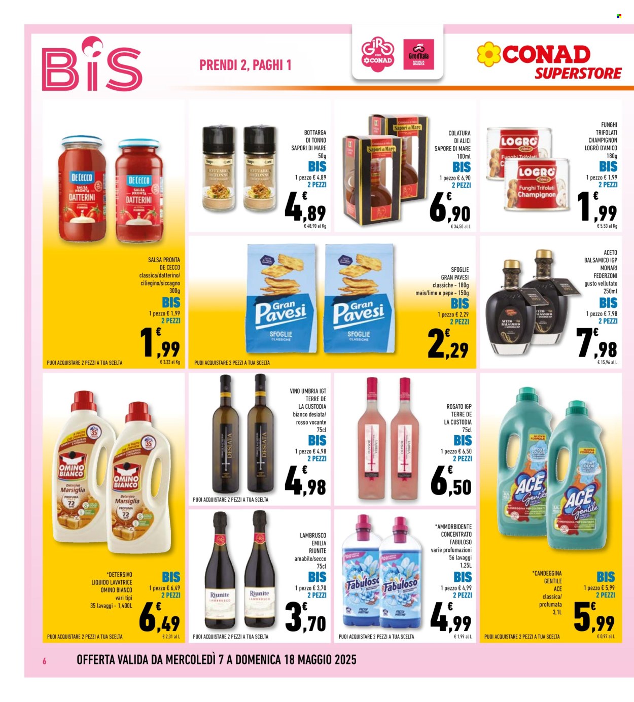 Volantino Conad Superstore - 7/5/2025 - 18/5/2025. Pagina 1