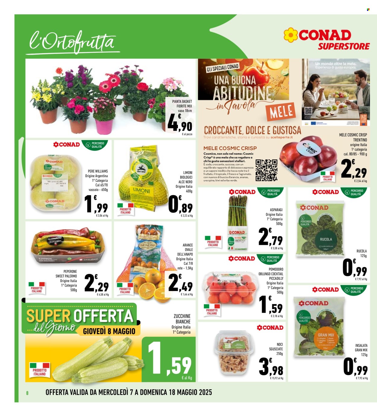 Volantino Conad Superstore - 7/5/2025 - 18/5/2025. Pagina 1