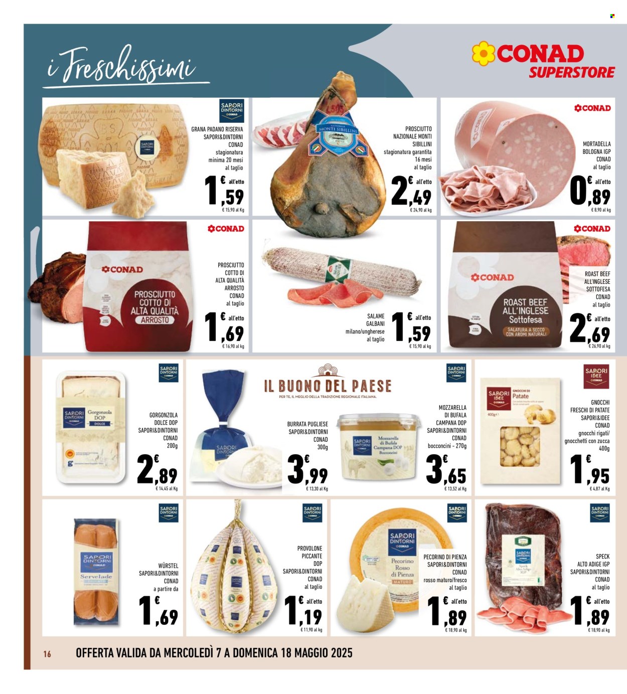 Volantino Conad Superstore - 7/5/2025 - 18/5/2025. Pagina 1