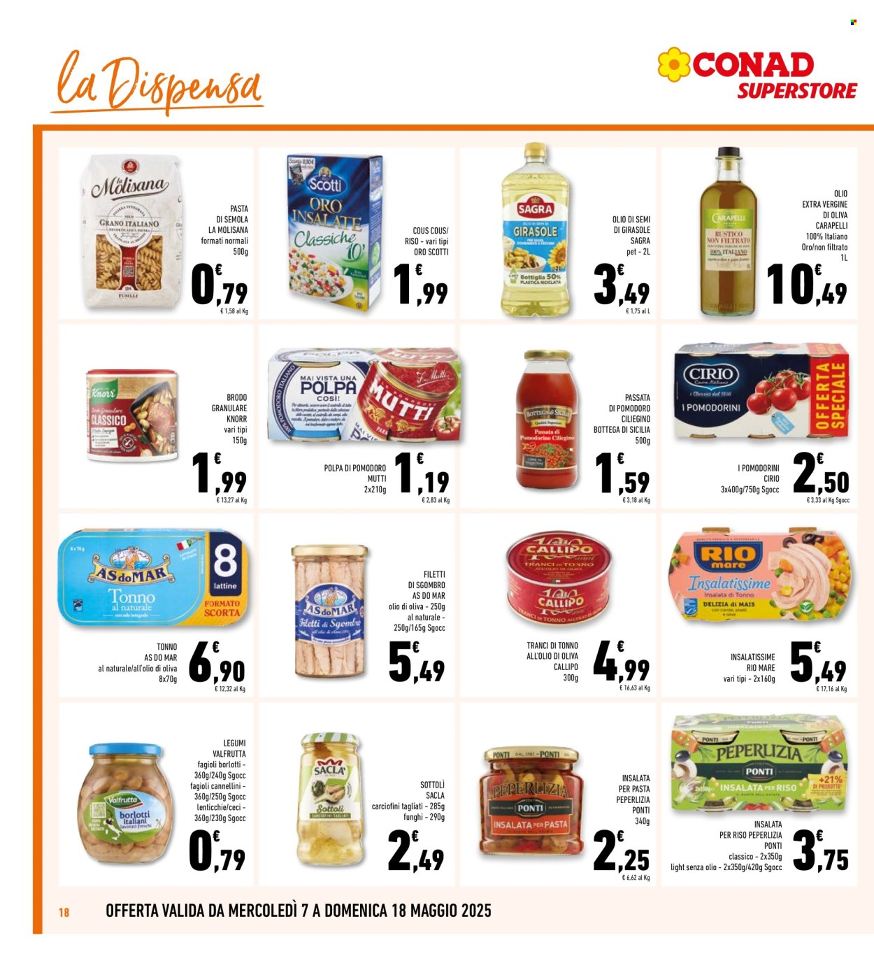 Volantino Conad Superstore - 7/5/2025 - 18/5/2025. Pagina 1