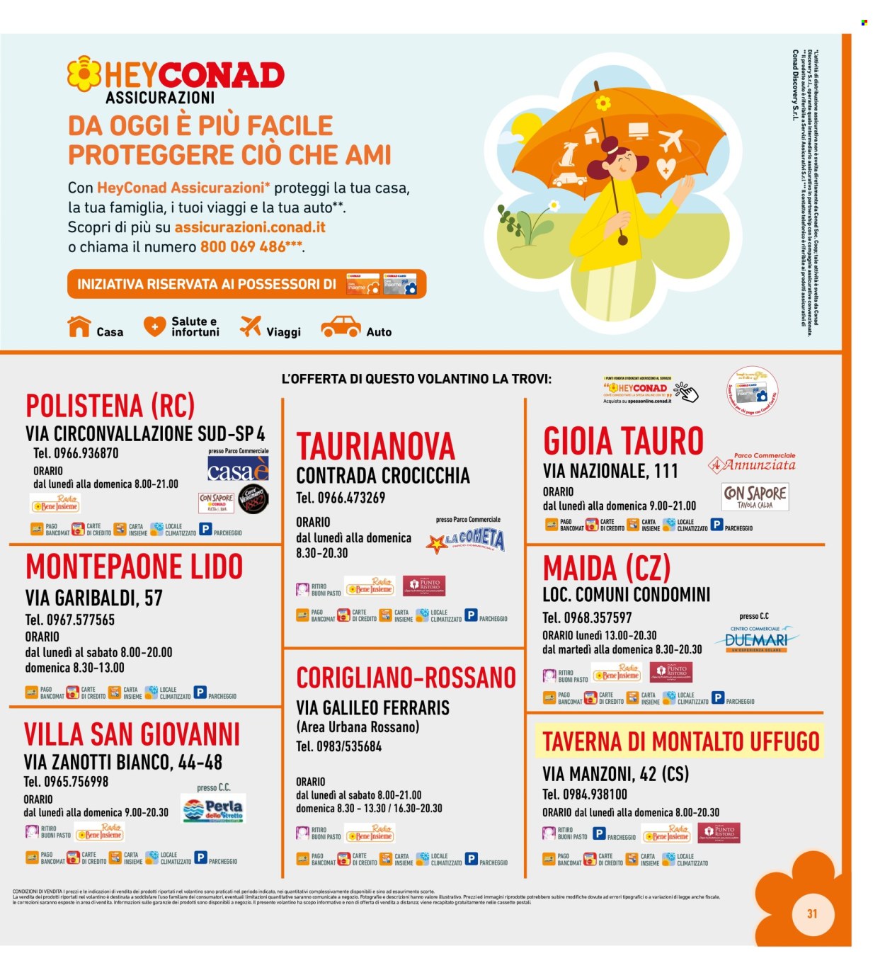 Volantino Conad Superstore - 7/5/2025 - 18/5/2025. Pagina 1