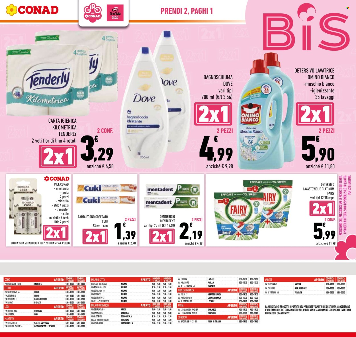 Volantino Conad - 7/5/2025 - 20/5/2025. Pagina 1