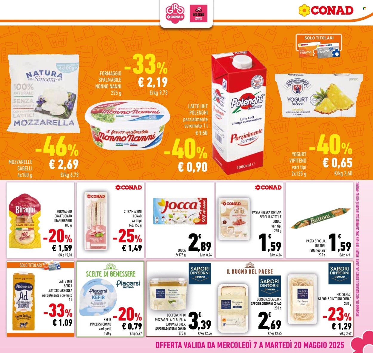 Volantino Conad - 7/5/2025 - 20/5/2025. Pagina 1