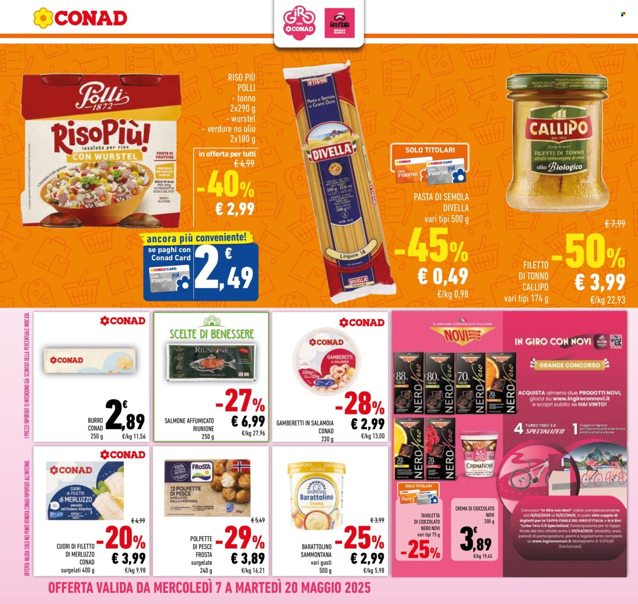 Volantino Conad - 7/5/2025 - 20/5/2025. Pagina 1