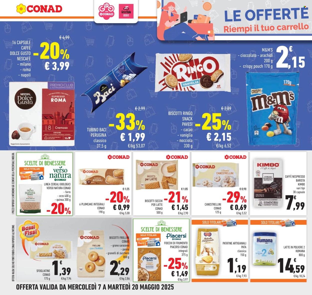 Volantino Conad - 7/5/2025 - 20/5/2025. Pagina 1