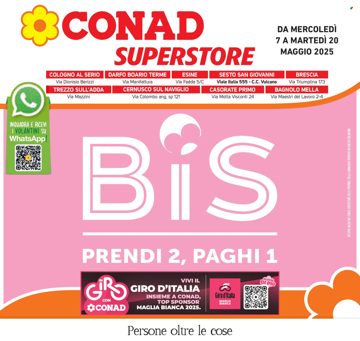 Volantino Conad Superstore - 7/5/2025 - 20/5/2025. Pagina 1
