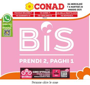 Volantino Conad - 7/5/2025 - 20/5/2025.