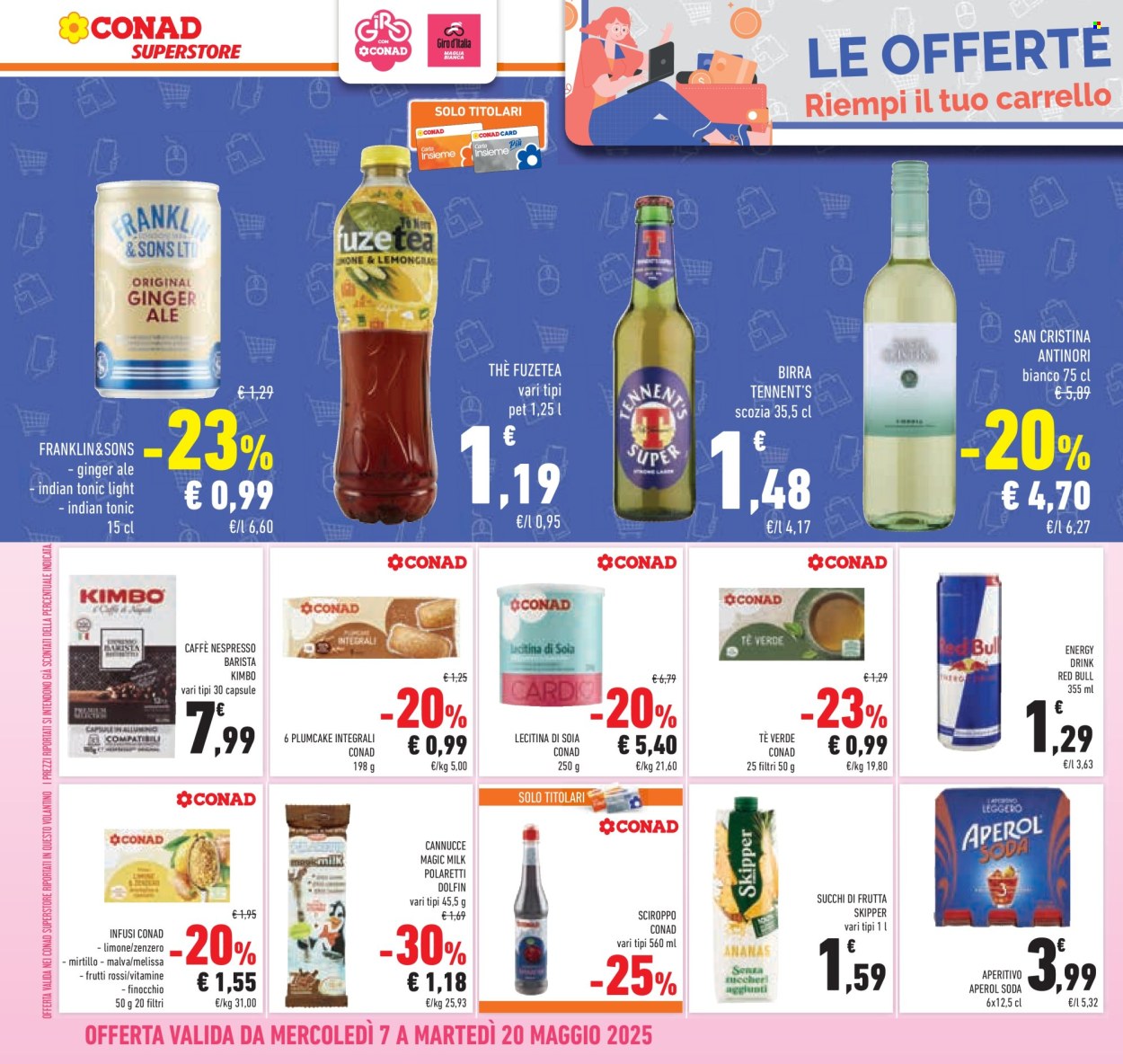Volantino Conad Superstore - 7/5/2025 - 20/5/2025. Pagina 1