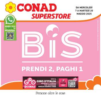 Volantino Conad Superstore - 7/5/2025 - 20/5/2025.