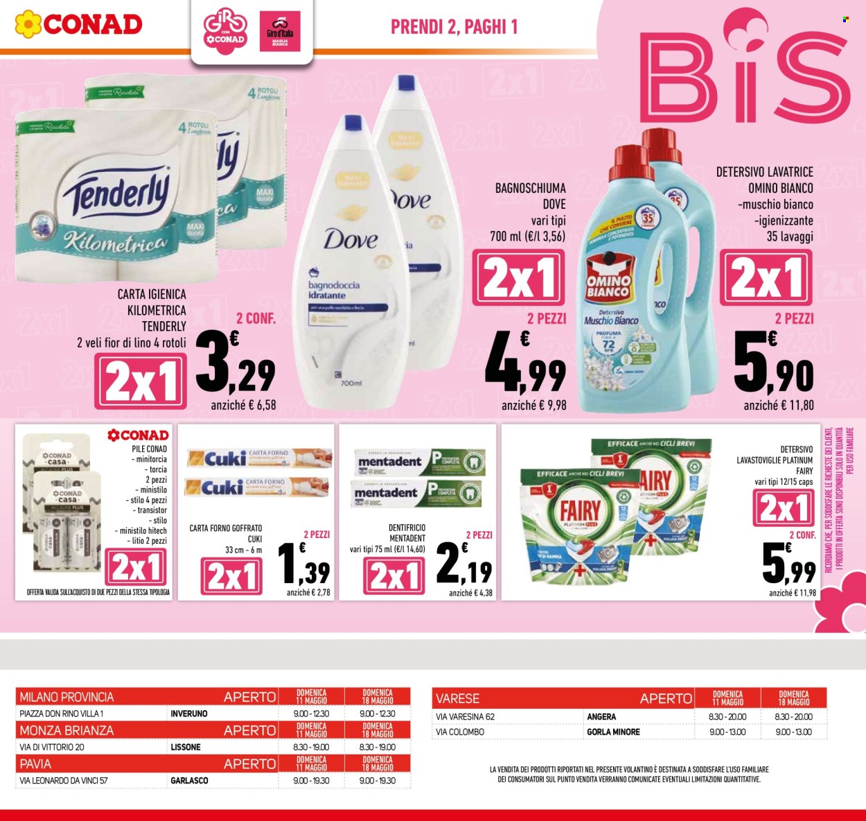 Volantino Conad - 7/5/2025 - 20/5/2025. Pagina 1
