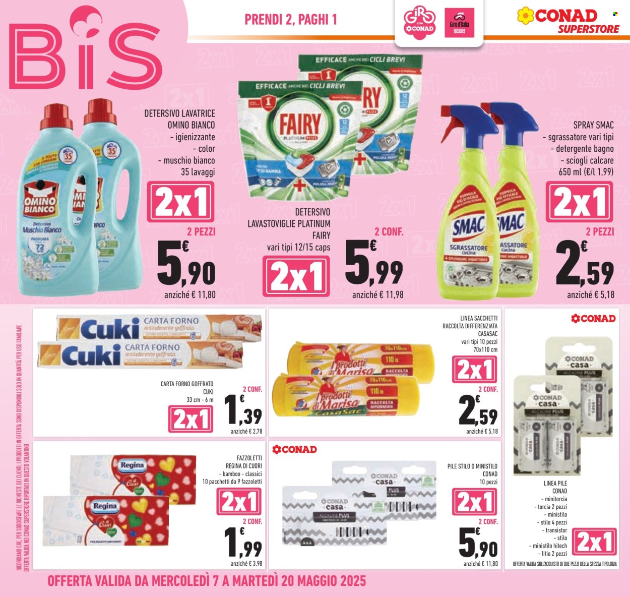 Volantino Conad Superstore - 7/5/2025 - 20/5/2025. Pagina 1