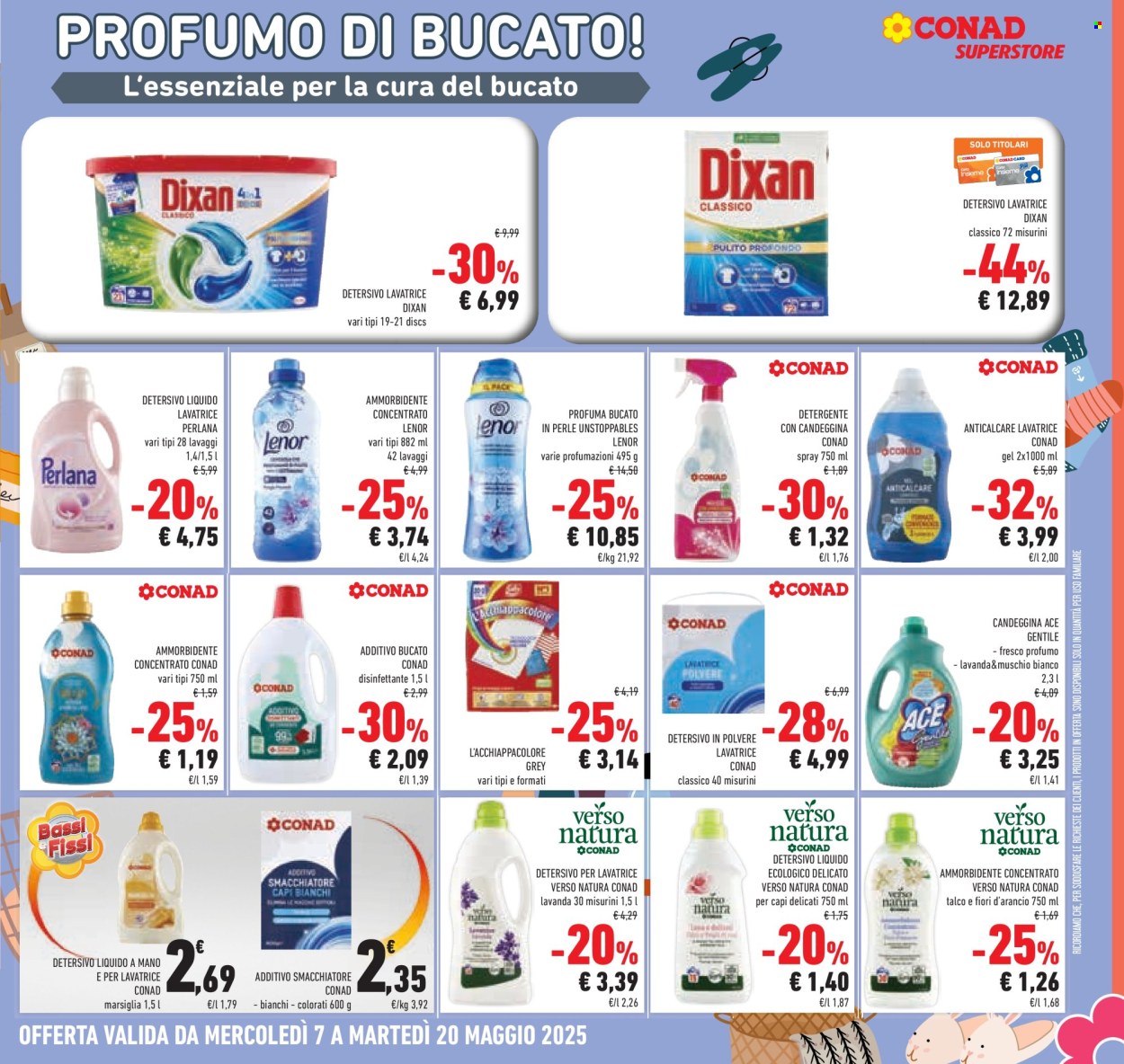 Volantino Conad Superstore - 7/5/2025 - 20/5/2025. Pagina 1