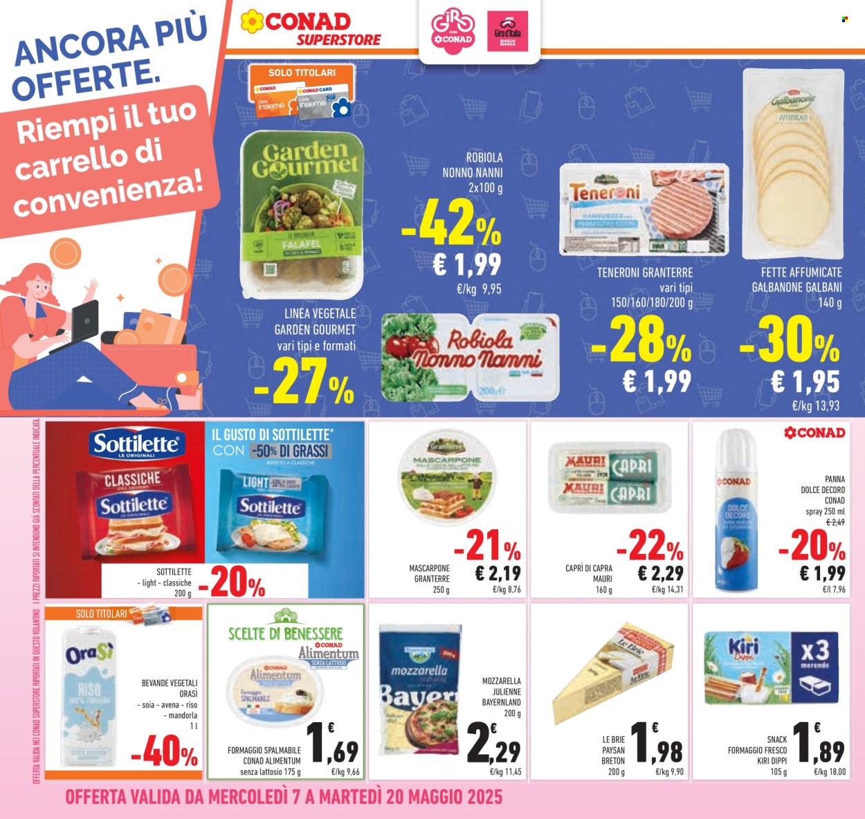 Volantino Conad Superstore - 7/5/2025 - 20/5/2025. Pagina 1