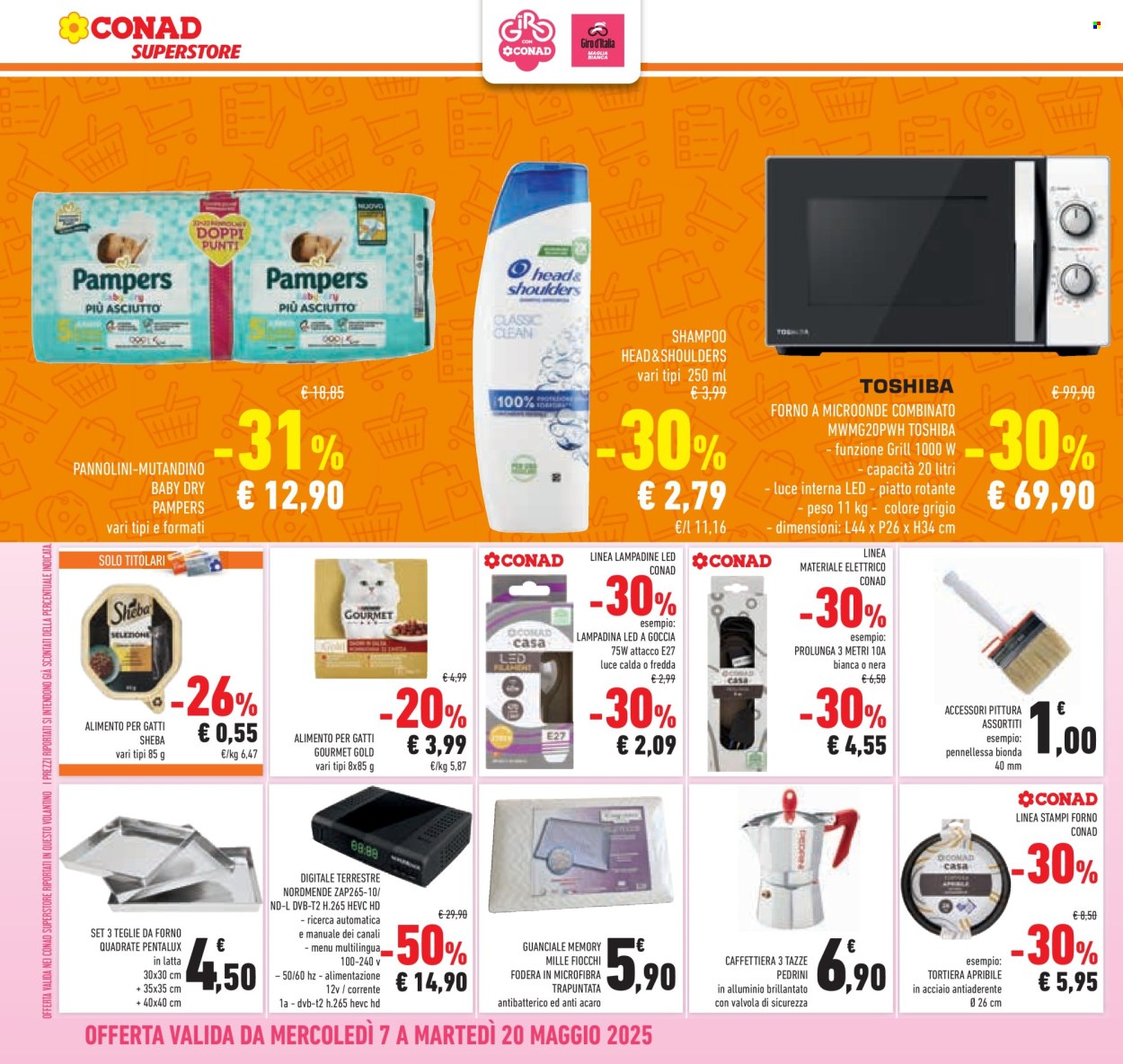 Volantino Conad Superstore - 7/5/2025 - 20/5/2025. Pagina 1