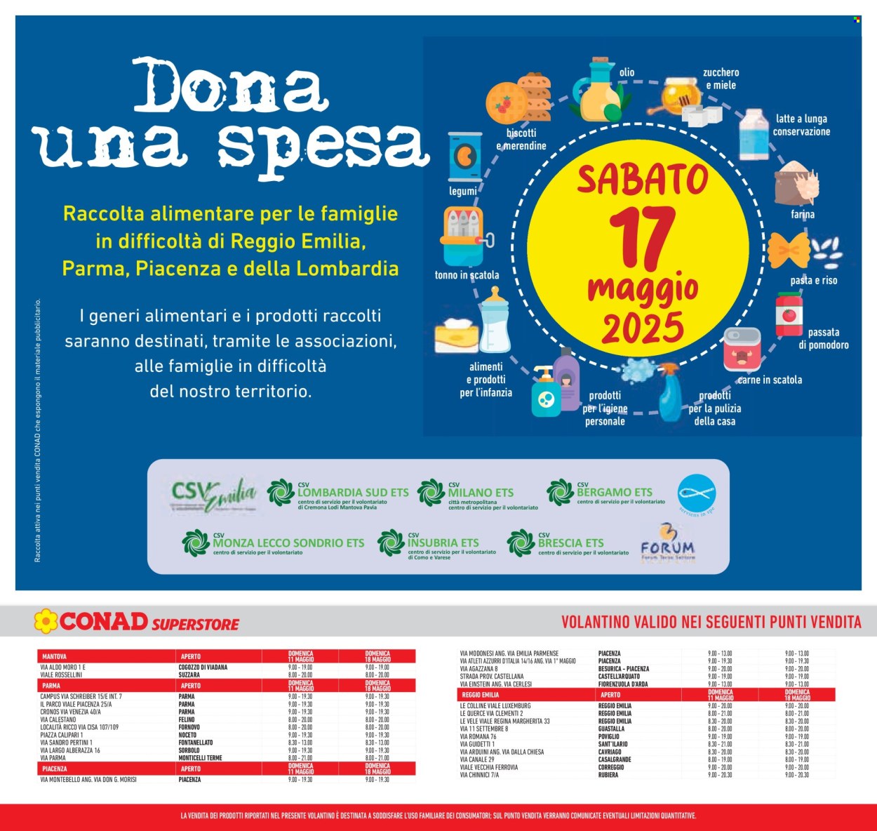 Volantino Conad Superstore - 7/5/2025 - 20/5/2025. Pagina 1