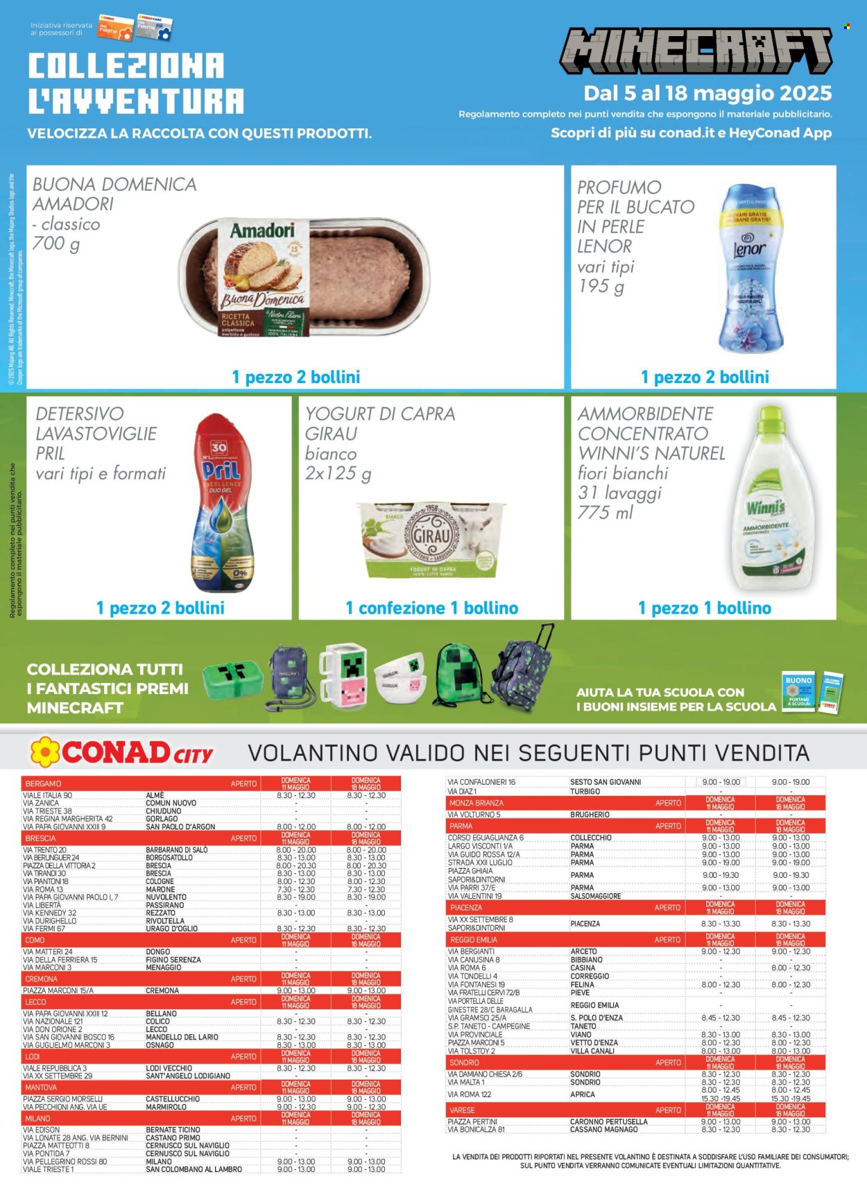 Volantino Conad - 7/5/2025 - 20/5/2025. Pagina 1
