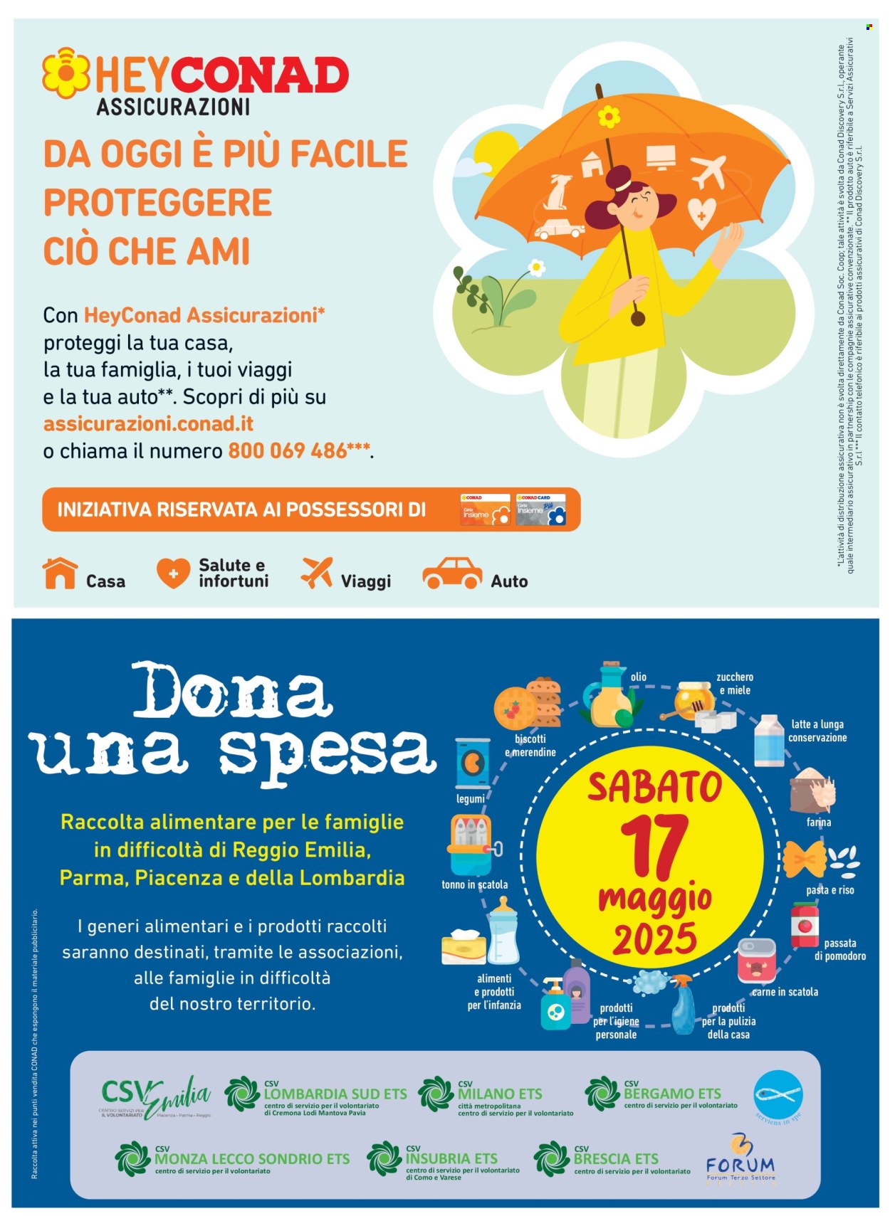 Volantino Conad - 7/5/2025 - 20/5/2025. Pagina 1