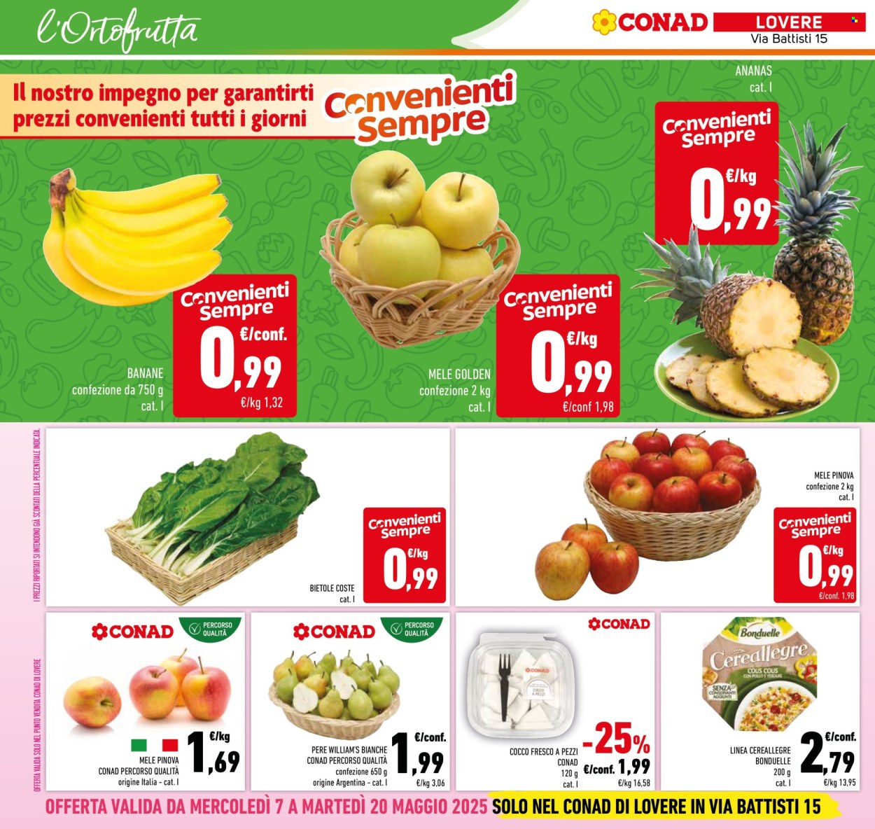 Volantino Conad - 7/5/2025 - 20/5/2025. Pagina 1