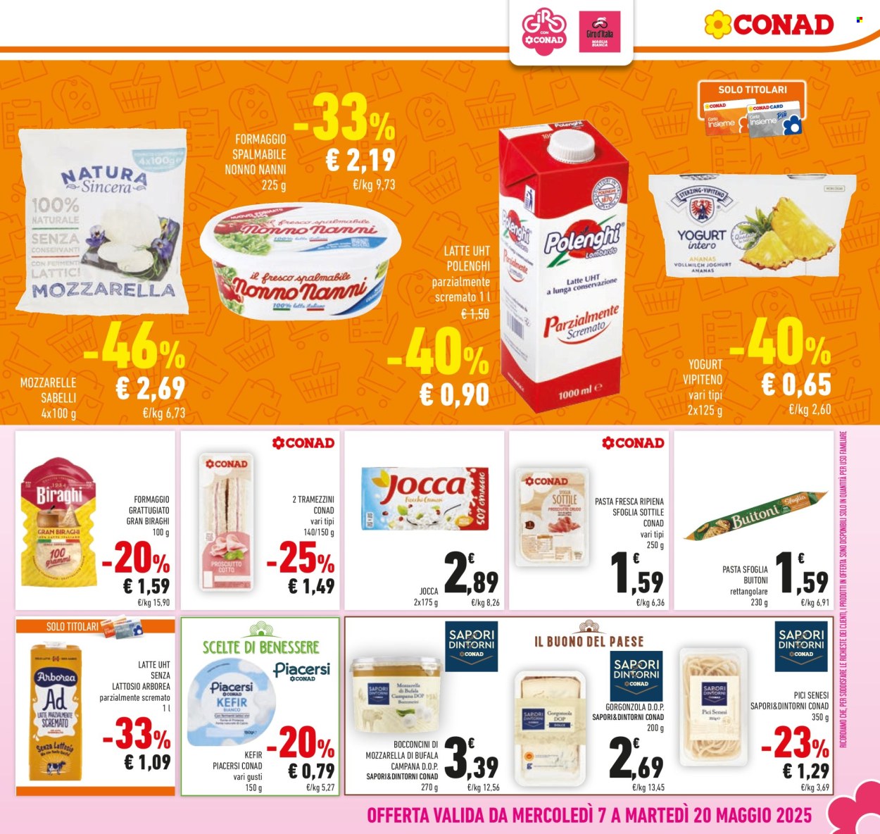 Volantino Conad - 7/5/2025 - 20/5/2025. Pagina 1