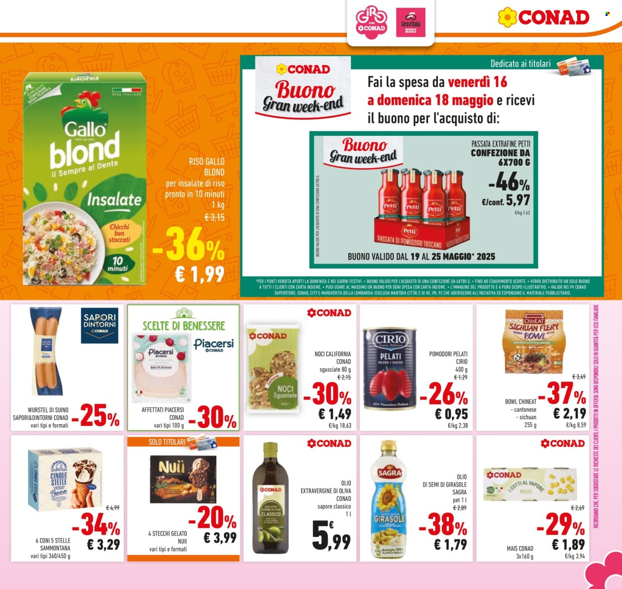 Volantino Conad - 7/5/2025 - 20/5/2025. Pagina 1
