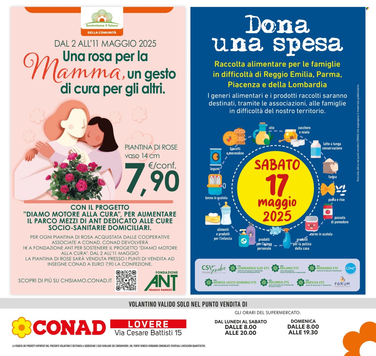 Volantino Conad - 7/5/2025 - 20/5/2025. Pagina 1