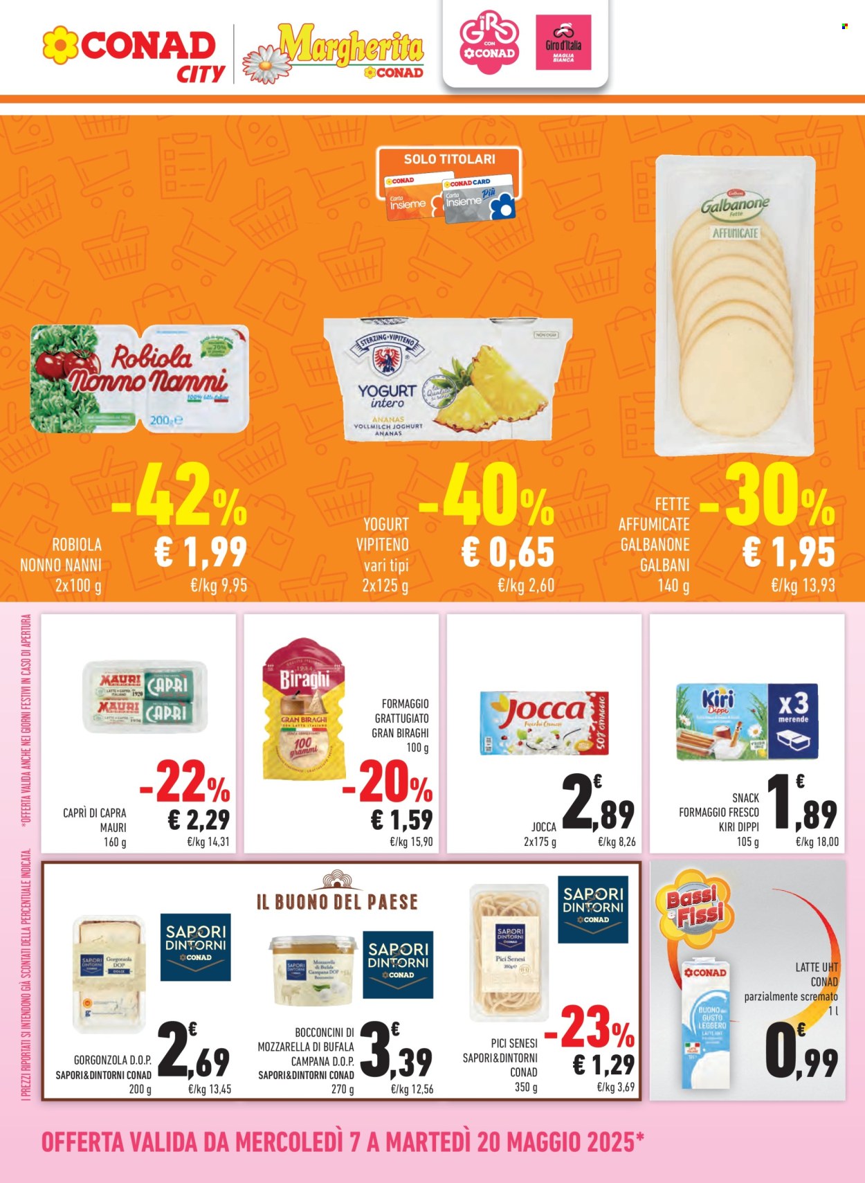 Volantino Margherita Conad - 7/5/2025 - 20/5/2025. Pagina 1