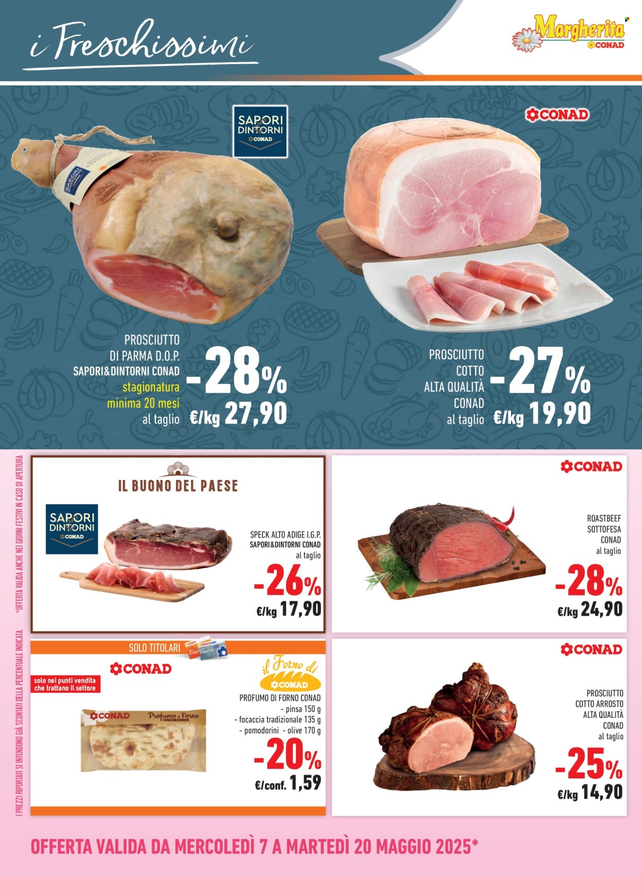 Volantino Margherita Conad - 7/5/2025 - 20/5/2025. Pagina 1